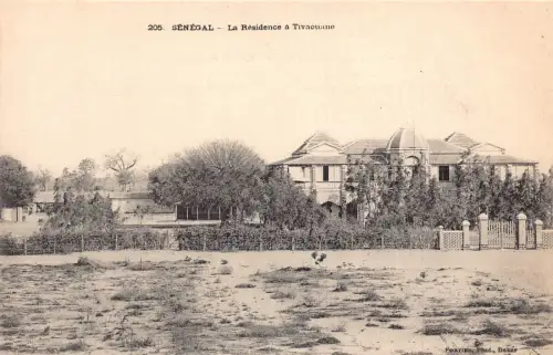 Senegal La Residence a Tivaouane Vintage Postkarte
