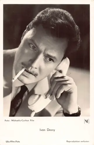 Ivan Desny Schauspieler Filmstar Kino Vintage Postkarte
