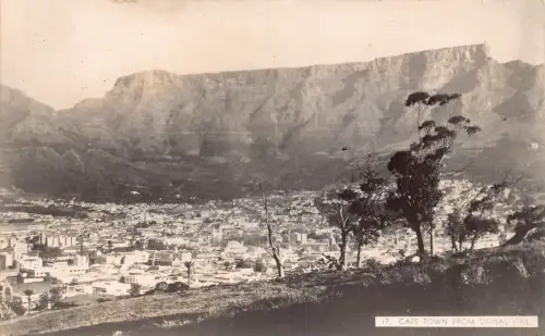 Südafrika Kapstadt von Signal Hill Vintage Postkarte