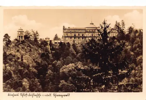 Deutschland 1937 Schlosshotel Bühlerhöhe Schwarzwald alte Postkarte