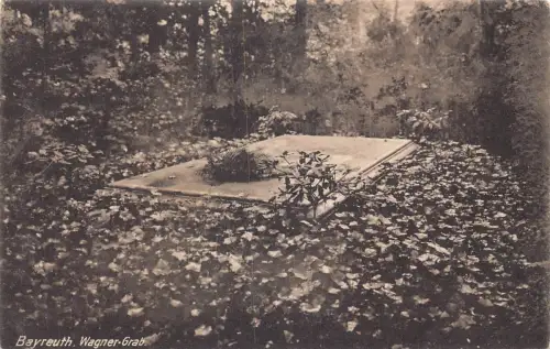 Deutschland 1917 Bayreuth Wagner Grab Grab 1. Weltkrieg Feldpostkarte