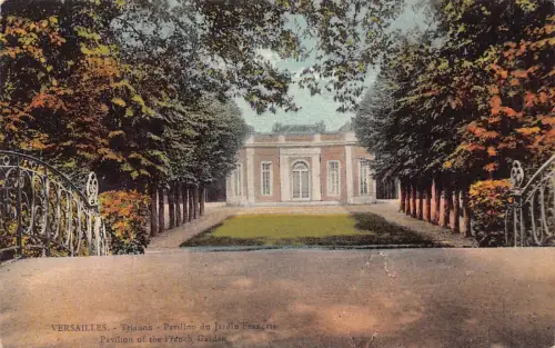 Frankreich Versailles Trianon Pavillon Französischer Garten Vintage Postkarte