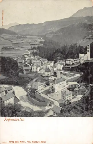 Schweiz Tiefenkasten Gesamtansicht Vintage Postkarte