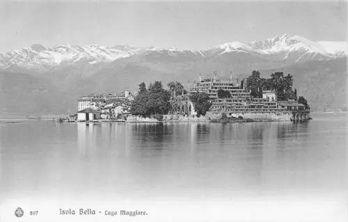 Italien Isola Bella Lago Maggiore Vintage Postkarte