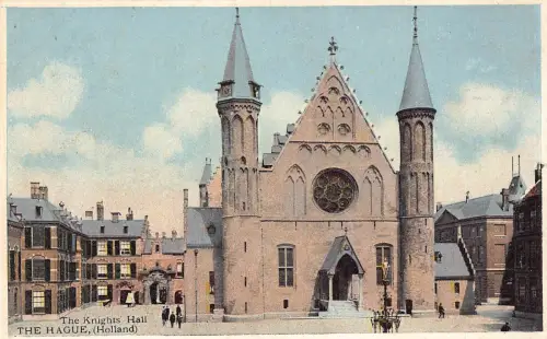 Niederlande Den Haager Rittersaal Vintage Postkarte