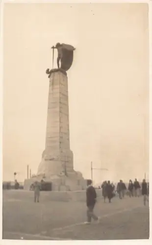 Belgien Zeebrugge Angriffsdenkmal der englischen Marine RPPC Vintage Postkarte