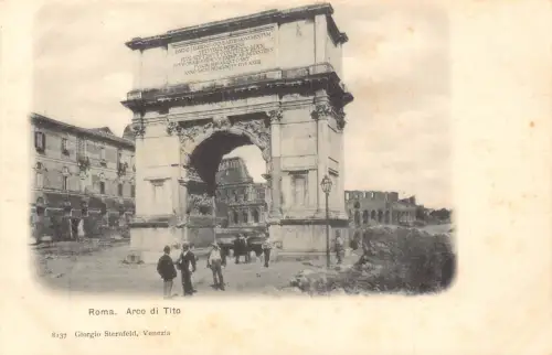 Italien Roma Rom Arco di Tito Bogen Vintage Postkarte