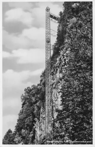 Schweiz Buergenstock Lift Hammetschwand Aufzug Vintage Postkarte