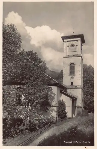 Schweiz Innertkirchen Kirche Kirche Vintage Postkarte