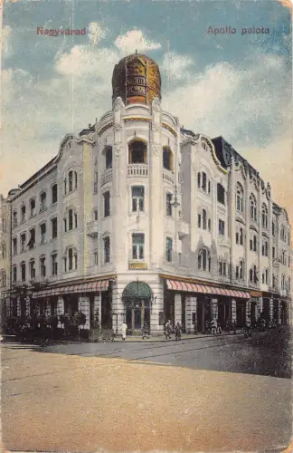 L513 Rumänien Oradea Nagyvarad Apollo Palace Vintage Postkarte