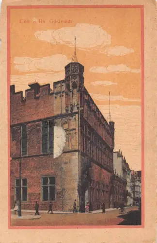 Deutschland Köln a Rh Koeln Guerzenich Vintage Postkarte