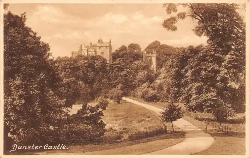 England Dunster Castle Vintage Postkarte
