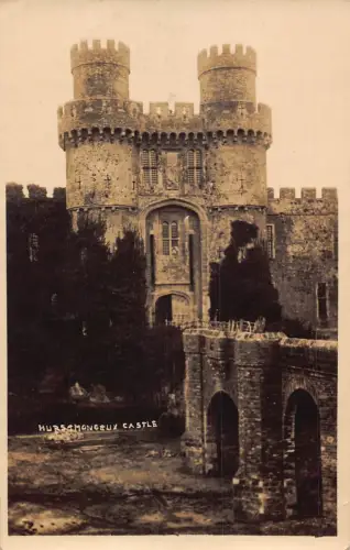 England Herstmonceux Castle RPPC Vintage Postkarte