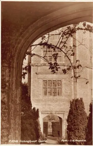 England Sissinghurst Castle 1963 Vintage Postkarte