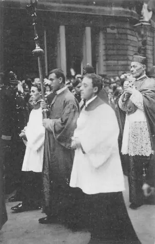 England London Päpstlicher Legat in großer Prozession religiöse Vintage Postkarte