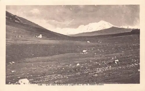 Frankreich Col des Aravis Et Mont-Blanc Vintage Postkarte