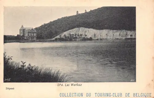 Belgien Spa Lac Warfaaz See Vintage Postkarte