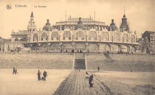 Belgien Ostende Kursaal Kursaal Vintage Postkarte