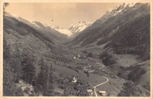 Schweiz Loetschental Loetschenluecke Feruen u Kippen Berg Postkarte