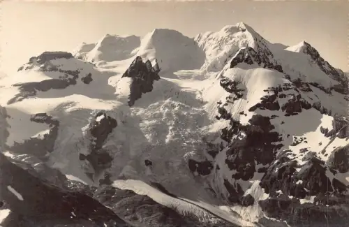 Schweiz Wittwe Blumlisalp Berg Vintage Postkarte