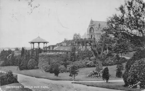 Wales 1905 Newport Belle Vue Park Vintage Postkarte
