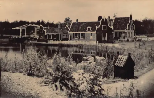Niederlande Zaanse Buurt uit Koog und Zaan Häuser Vintage Postkarte
