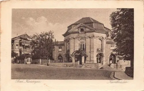 L324 Deutschland 1924 Bad Kissingen Kurtheater Vintage Postkarte