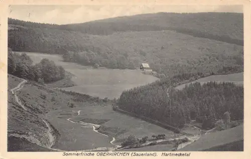 L320 Deutschland Sommerfrische Oberkirchen Sauerland Hartmecketal Vintage Postkarte