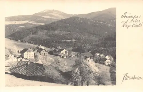 L322 Deutschland Somerau auf Arber Bayr Wald Vintage Postkarte