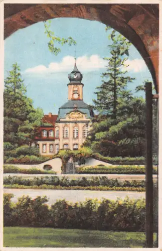 L052 Deutschland Leipzig Gohliser Schloss Schlösschen Vintage Postkarte