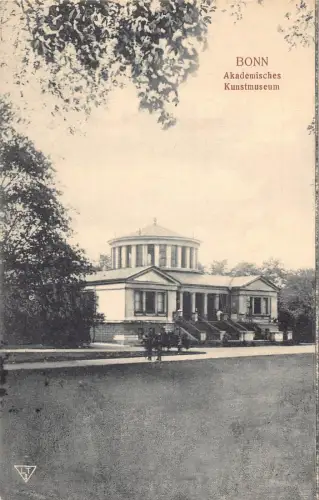 L052 Deutschland 1909 Bonn Akademisches Kunstmuseum Vintage Postkarte
