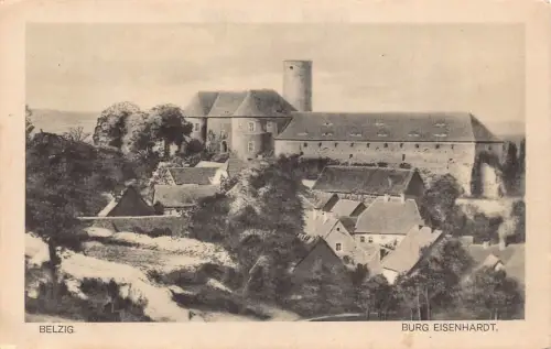 L053 Deutschland Belzig Burg Eisenhardt Schloss Vintage Postkarte