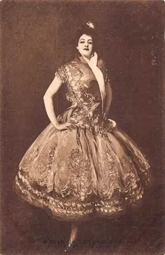 L013 Sargent LA CARMENCITA SPANISCHE TÄNZERIN 1906 Vintage Postkarte