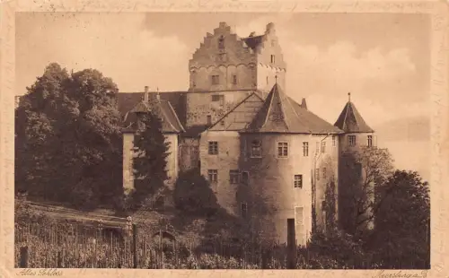 L010 Deutschland 1926 Schloss Meersburg Vintage Postkarte