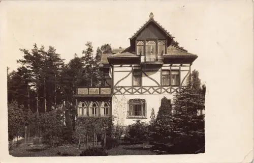 L009 Deutschland 1910 Gohrisch, Villa Vintage Postkarte