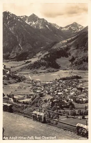 Deutschland Am Adolf Pass Bad Oberdorf RPPC Vintage Postkarte