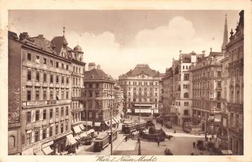 C042 Österreich, Wien I Neuer Markt 1932 alte Postkarte