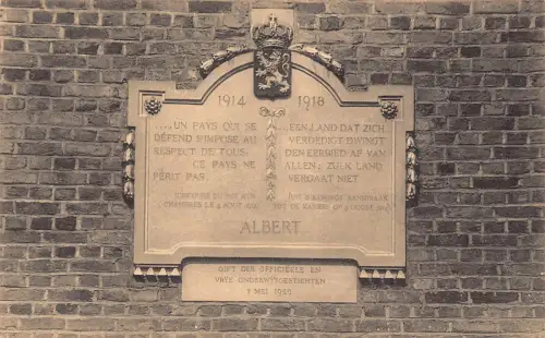 C043 Belgien Brüssel Denkmal Vintage Postkarte