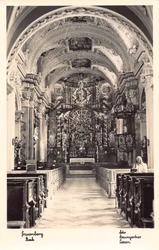 C041 Österreich, Liezen Kirche Vintage Postkarte
