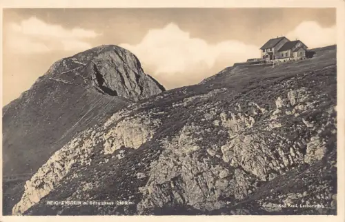 C042 Österreich, Reichenstein Schutzhaus Vintage Postkarte
