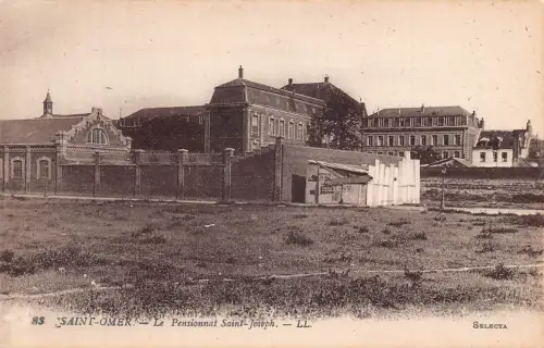 C043 Frankreich Saint Omer Le Pensionnat Saint Joseph Vintage Postkarte