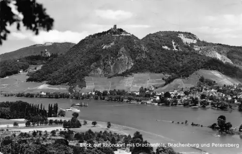 C048 Deutschland Drachenburg Panoramablick Vintage Postkarte