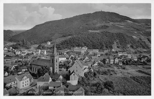L172 Deutschland Ahrtal Dernau mit Klausbergturm Turm Vintage Postkarte
