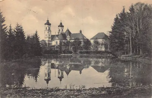 L171 Deutschland 1921 Ottobeuren Schlosssee Vintage Postkarte