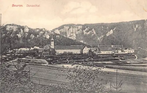 L170 Deutschland 1908 Beuron Donauthal Landschaft Vintage Postkarte