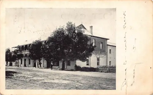 Südafrika 1908 Potchefstroom Queen's Hotel Vintage Postkarte