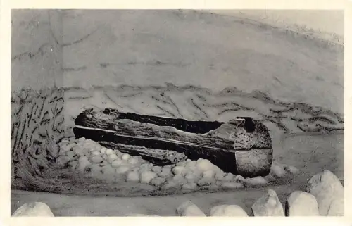 L183 Deutschland Baumsaig Grabhuegel Bronzezeit Landesmusem RPPC Vintage Postkarte