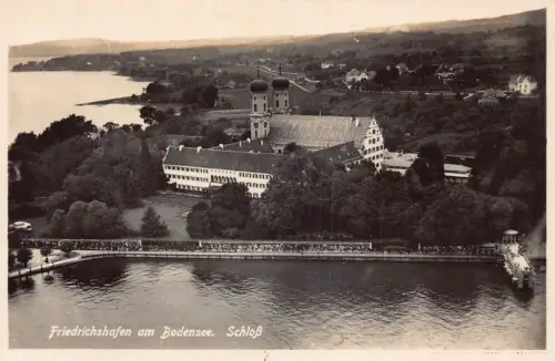 A088 Deutschland Friedrichshafen am Bodensee Schloss Vintage Postkarte