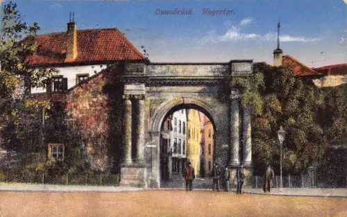 L263 Deutschland 1918 Feldpost 1. Weltkrieg Osnabrück Hegertor Vintage Postkarte