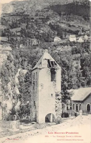 Frankreich Les Hautes Pyrenäen Vieille Tour a Gedre Vintage Postkarte
